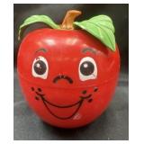 5ï¿½ Vintage 1972 Fisher-Price Red Happy Apple