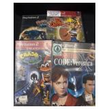 4 play station 2 games