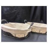 2 13ï¿½ wire baskets