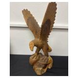 20ï¿½ carved eagle statue