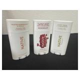 3 new native deodorant