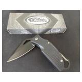 New 3.5ï¿½ black camping pocket knife