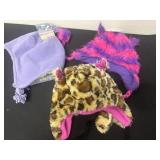 3 new little girl winter hats