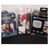 New table cradle for tripods, phone mount, and