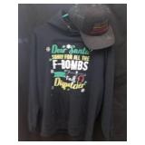 Dear Santa size large heavy blend hoodie with