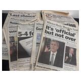 2000 election newspaper bush gore