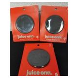 3 new juice onn wireless charging pads.  5 watts