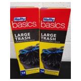 New large trash drawstring bags 30 gallon 14