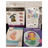 4 new embroidery craft kits