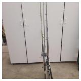 Group of fishing poles Some have damage please