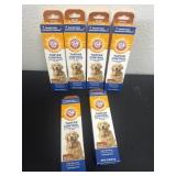 6 new tarter control dog tooth pastes