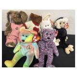 Group of ty beanie babies