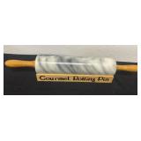 Marble rolling pin with stand