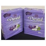 2 packs of Prevail pads