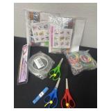 Diamond art, key chains scissors