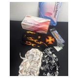 Group of gloves and compression sleeve lure and