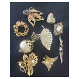 Group of vintage pins