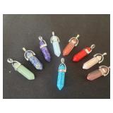 Group of crystal pendants