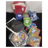 Group of napkins and party stuff