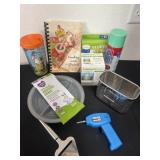 Group of kitchen items: spray small drill and