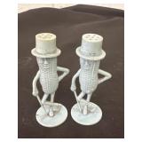 Vintage Mr Peanut Plastic Salt and Pepper Shakers