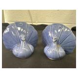 Vintage Porcelain Peacock Salt and Pepper Shakers