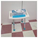 Shower chair with grab bar