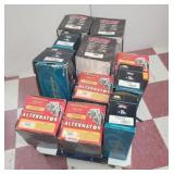 Miscellaneous new water pumps, starters,