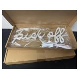 2 new fuck off led lights 13ï¿½x5ï¿½