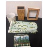 Fish fabric and fish coffee cup