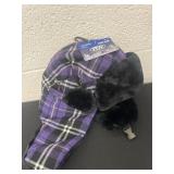 New purple winter hat