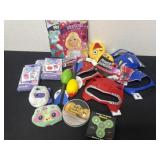 Group of kids toys