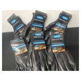 6 pairs of cold sweater size large gloves