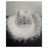 Light up cowgirl hat