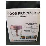 New manual food processor