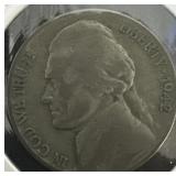 1942-S Jefferson Nickel
