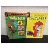 Wacky witch and Walt Disney scamp comic book
