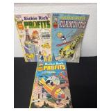 3 richie rich comic books