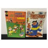 Huey Dewey and Louie and flintstone a comic book