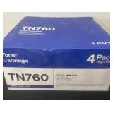 Tn760 toner cartridge 4pack