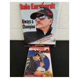 Dale Earnhardt racing book and one paperback