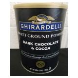 New Ghirardelli dark chocolate and cocoa sweet