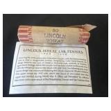 Roll of Lincoln wheat ear Penniesï¿½s 1909-1958