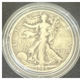 1945 walking liberty half dollar
