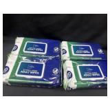 4 packs of new extra large adult wipes