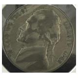 1942-S Jefferson Nickel
