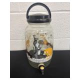 12ï¿½ glass cat design drink dispenser