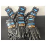 6 pairs of cold sweater size large gloves