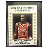 Michael Jordan 1984 USA Olympic white/gold rookie