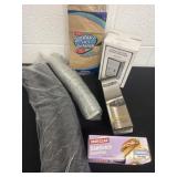 Paper bags and rash bags napkin dispenser